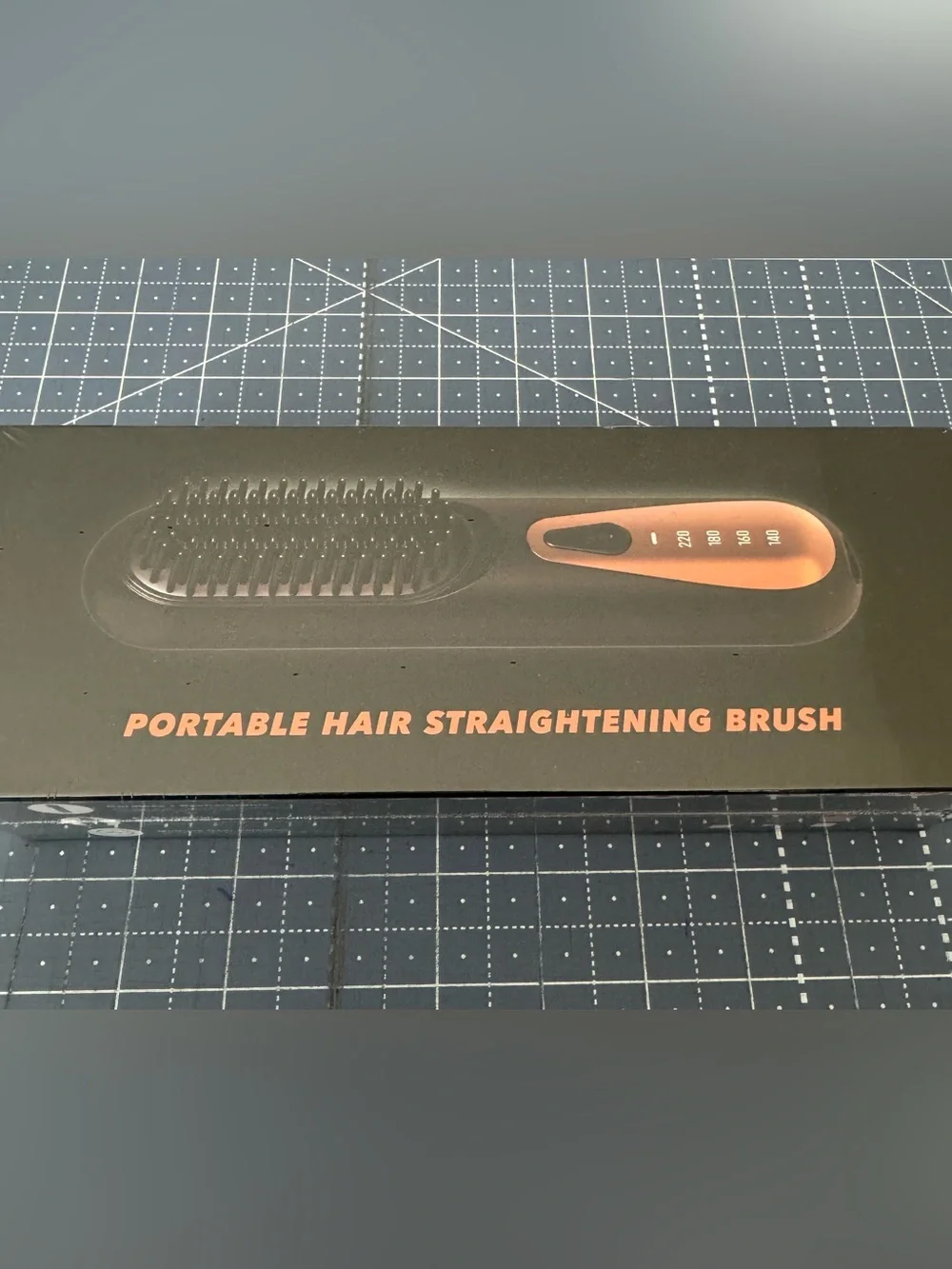 Portable hair straightening brush , cordless and rechargeable. New in box.